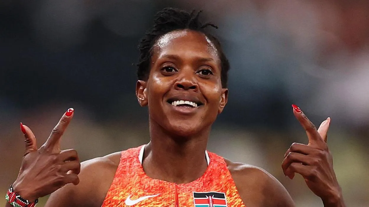 The Kenyan star claims unprecedented 4th global 1500m title